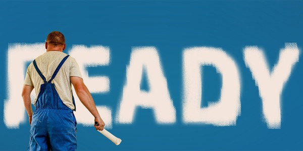 Una mano di Bianco-Blu