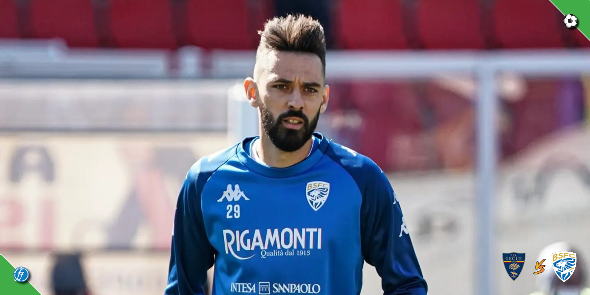 Il Brescia pareggia a Lecce: 1-1