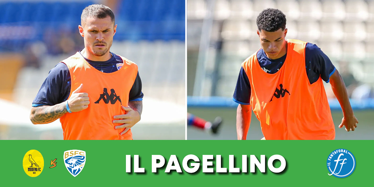 Il Pagellino di Modena - Brescia