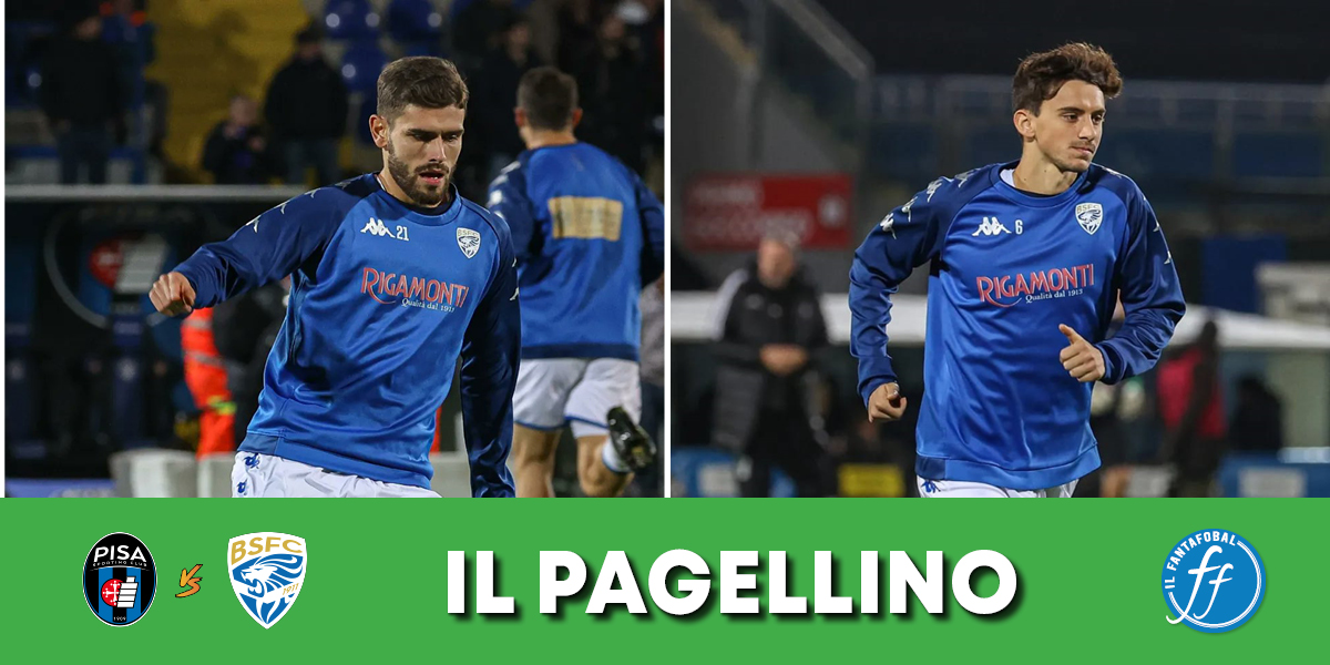 Pagellino di Pisa-Brescia