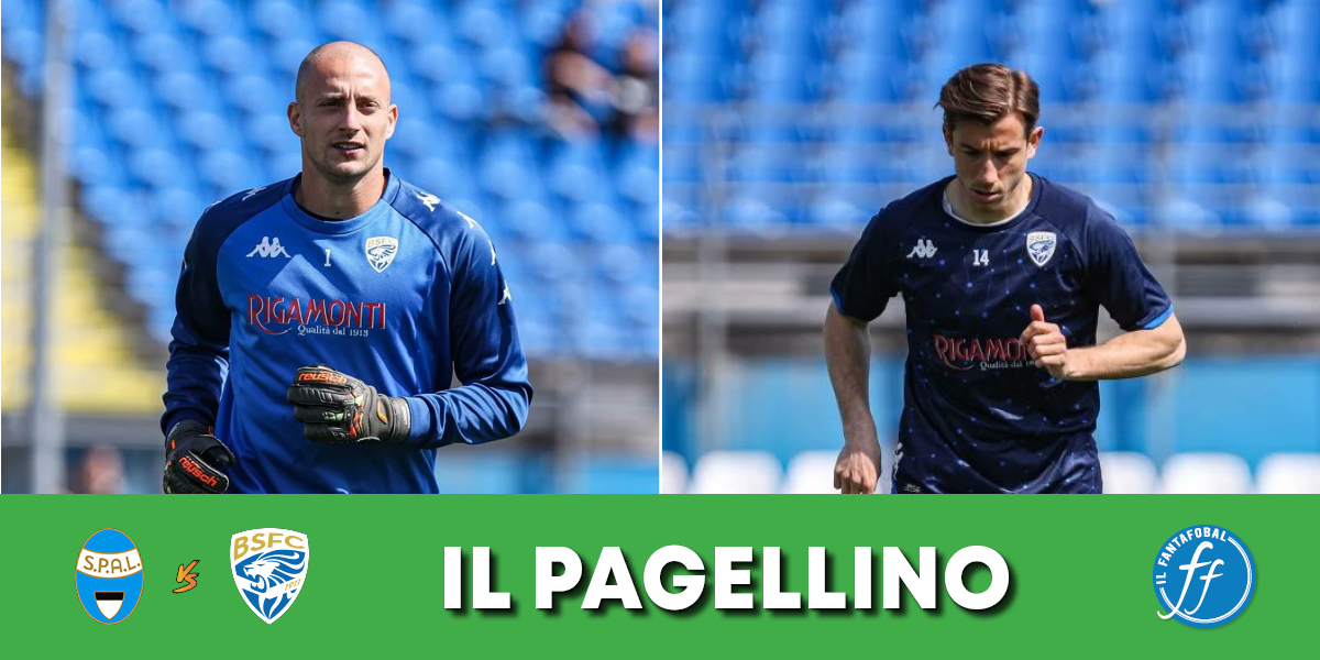 Pagellino di Spal-Brescia