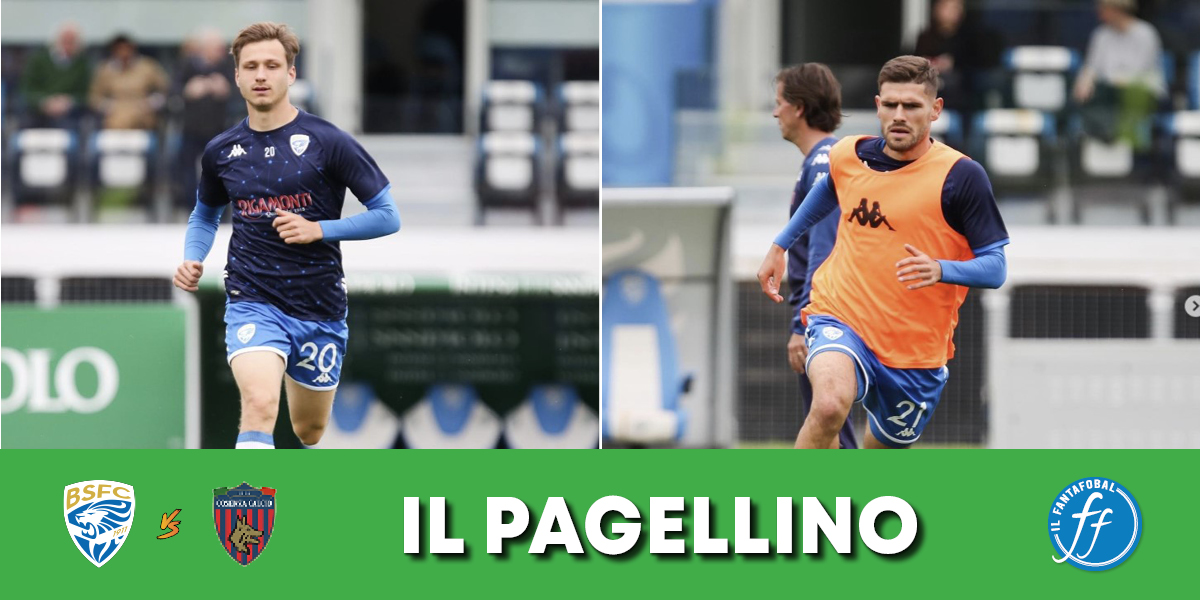 Pagellino di Brescia-Cosenza