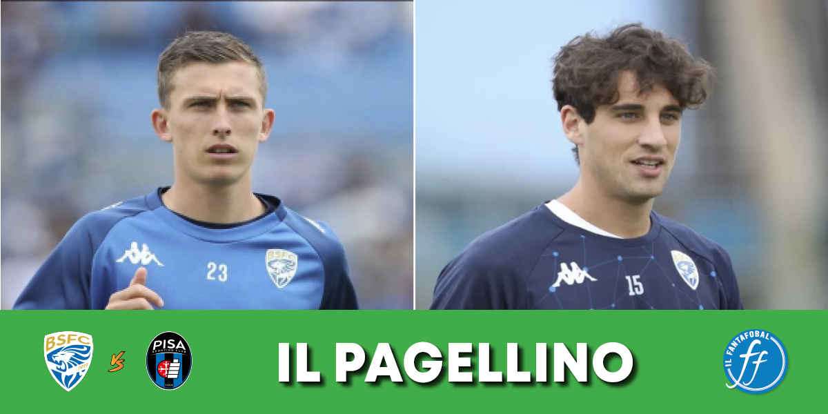 Pagellino di Brescia-Pisa