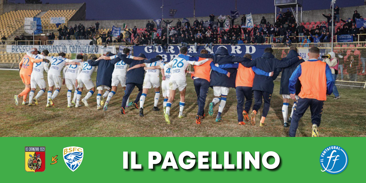 Pagellino di Catanzaro-Brescia