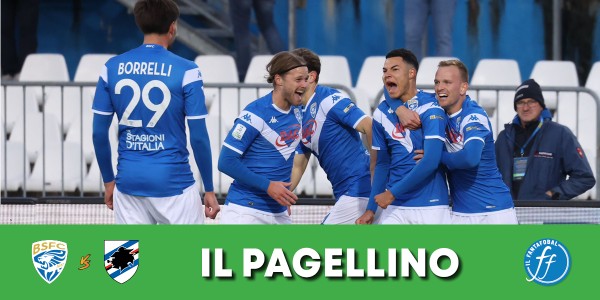 Pagellino di Brescia-Sampdoria