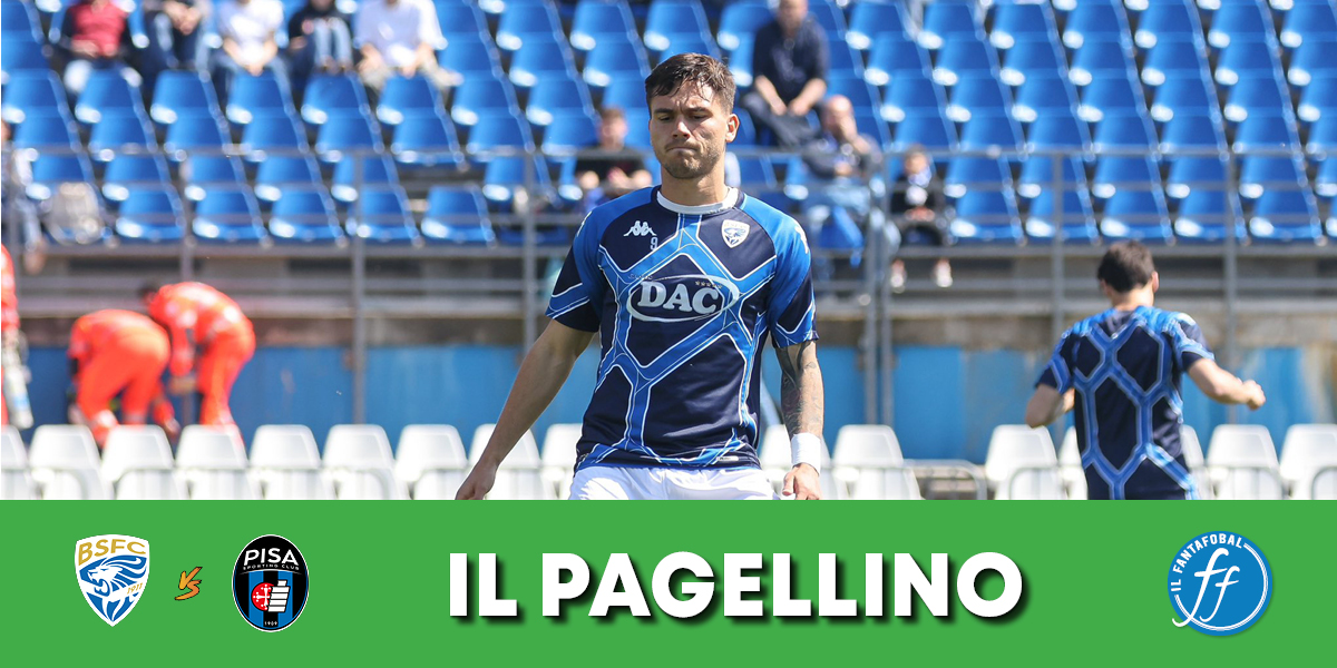 Pagellino di Brescia-Pisa