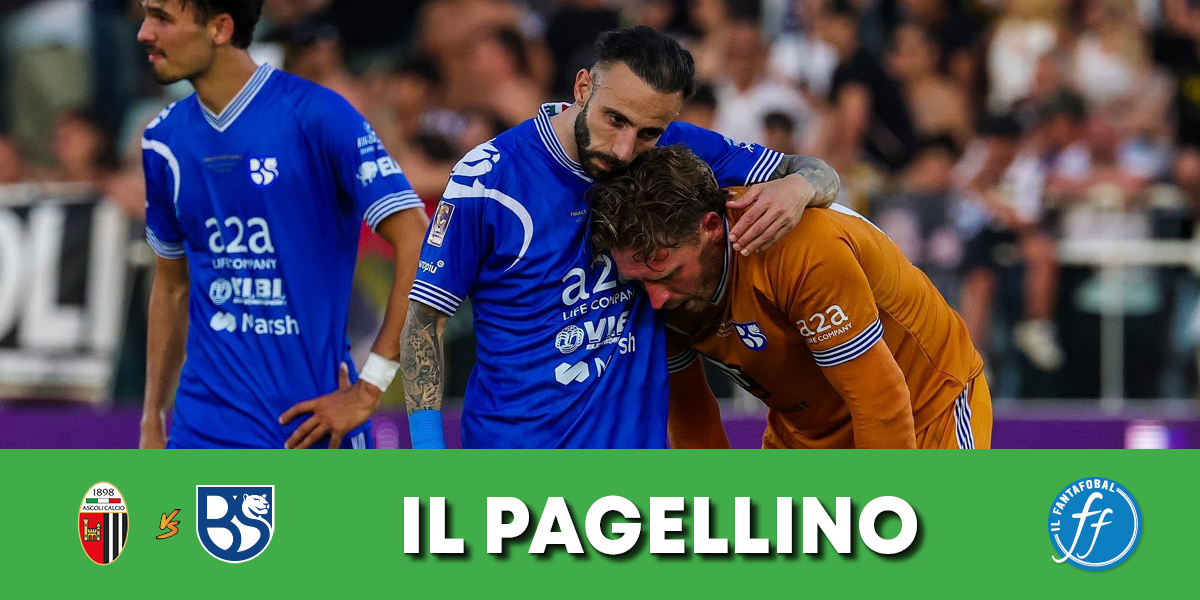 Pagellino di Ascoli-U.Brescia Pagellino di Ascoli-U.Brescia